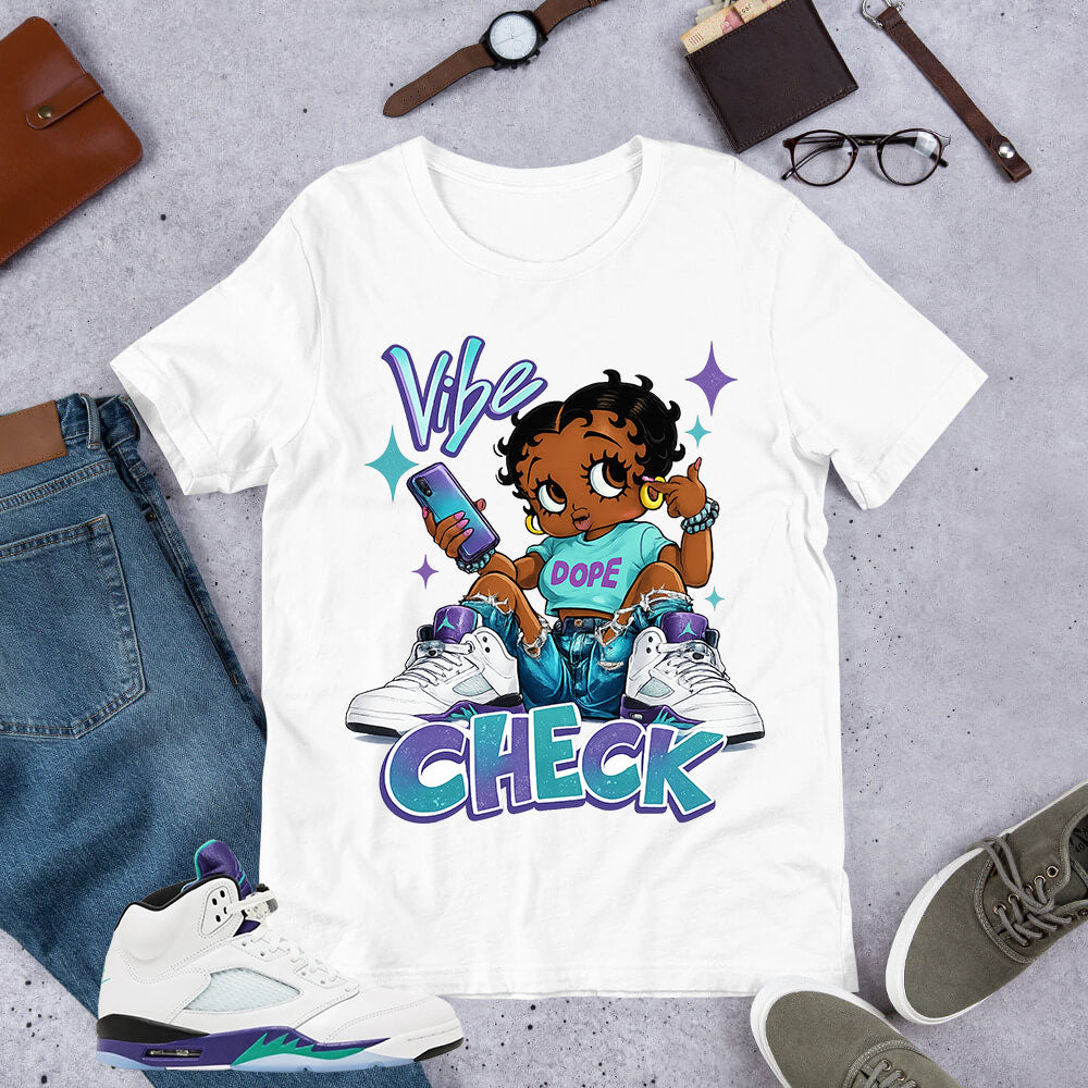 Vibe Check Shirt - Matching Air Jordan 5 Retro 'Grape' 2025