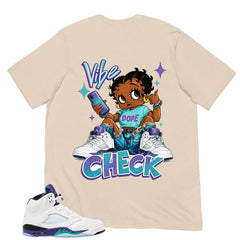 Vibe Check Shirt - Matching Air Jordan 5 Retro 'Grape' 2025