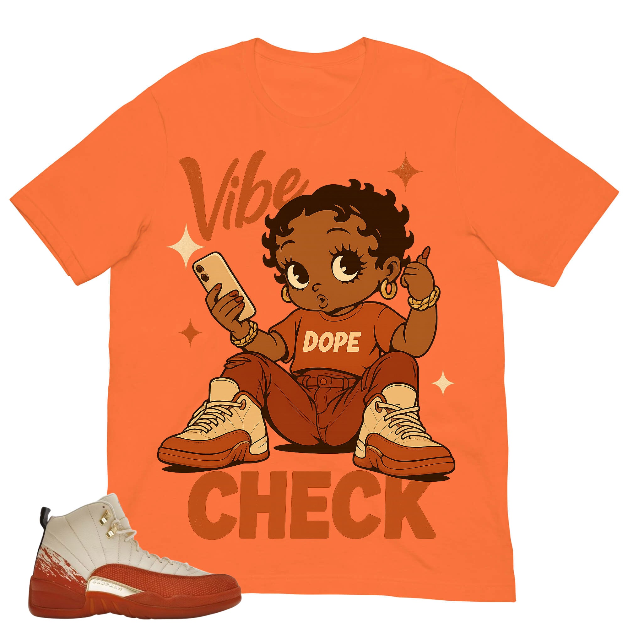 Vibe Check Shirt - Match Eastside Golf x Air Jordan 12 'Out the Mud'