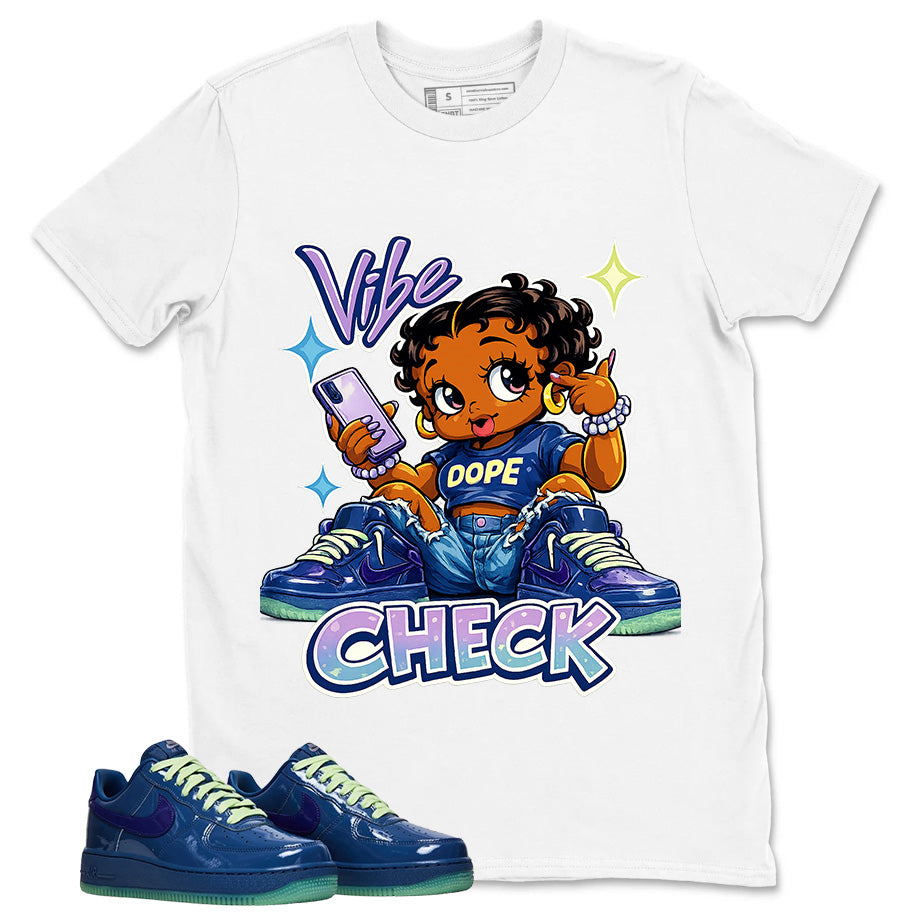 Vibe Check Graphic Tee, Shirt to Match Air Force 1 Mystic Navy, Air Force 1 Unisex Shirt