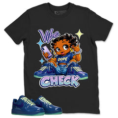 Vibe Check Graphic Tee, Shirt to Match Air Force 1 Mystic Navy, Air Force 1 Unisex Shirt