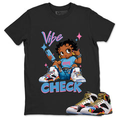 Vibe Check Graphic Tee, Shirt to Match Air Jordan 7 Miro, Air Jordan 7 Miro Unisex Shirt