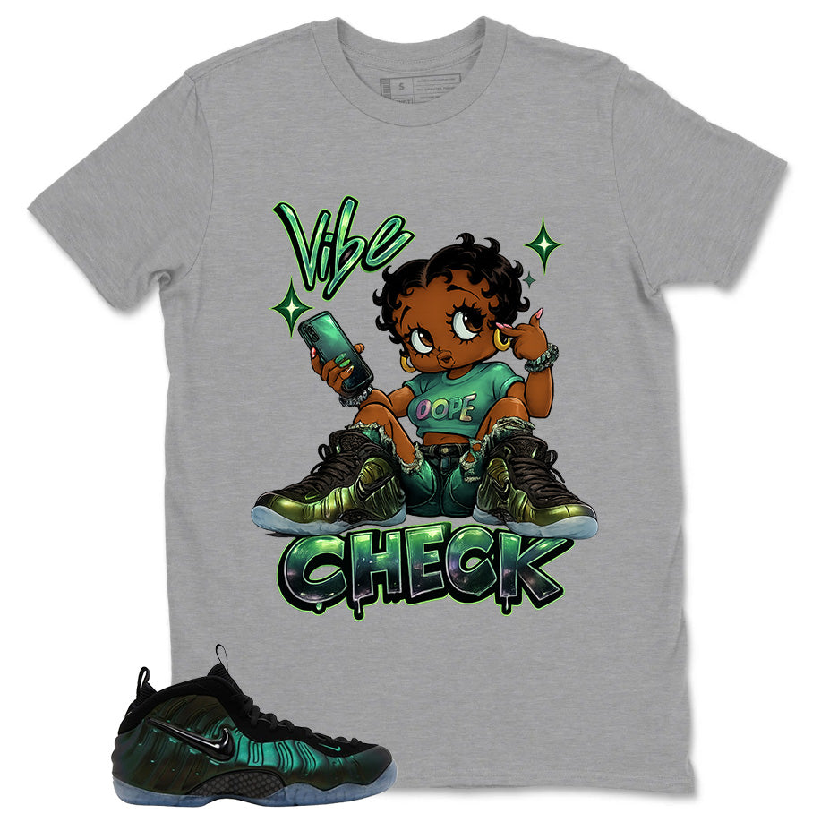 Vibe Check Shirt - Match Air Foamposite Pro Pine Green