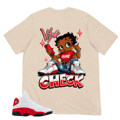 Vibe Check Shirt - Match Air Jordan 13 'True Red' 2026