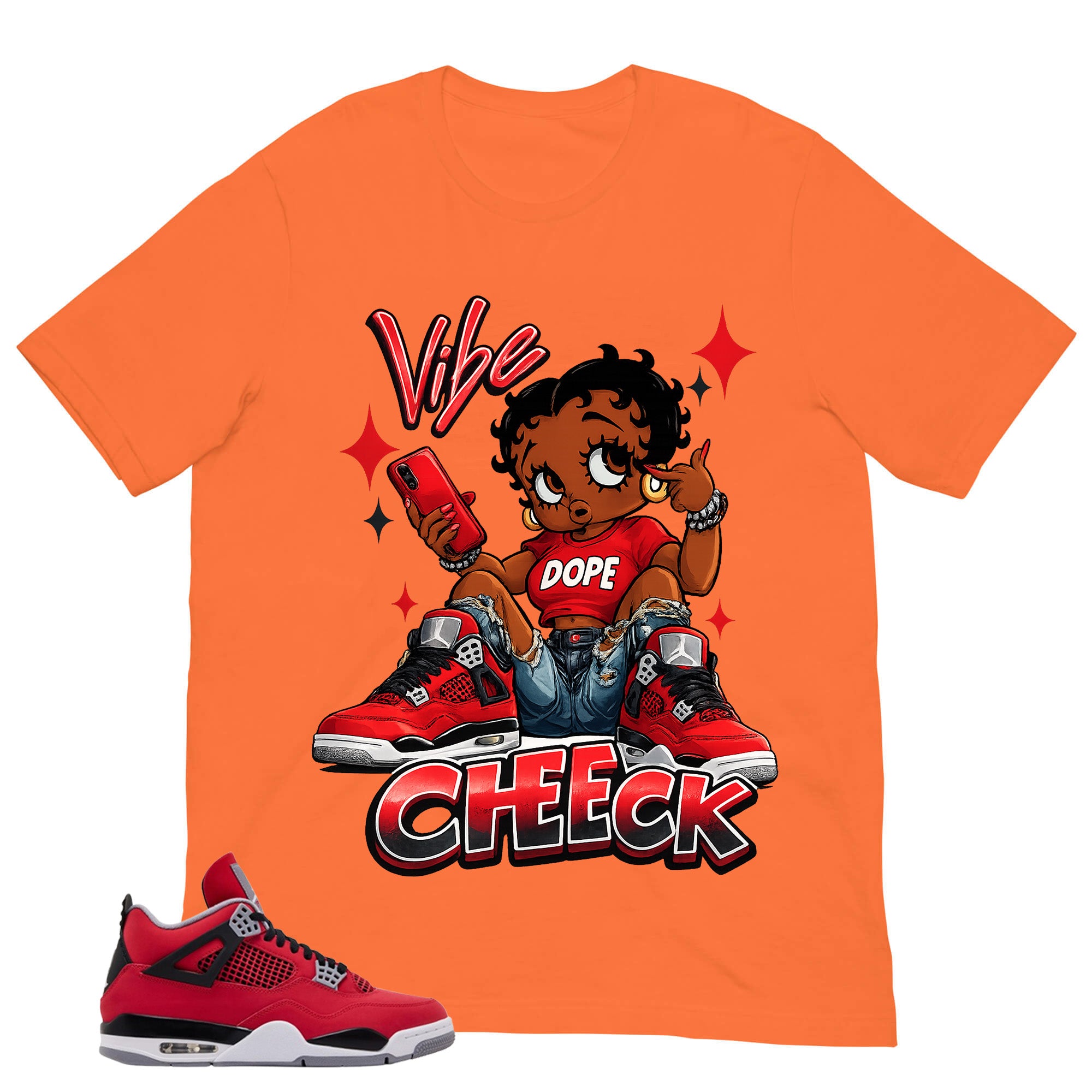 Vibe Check Shirt - Match Air Jordan 4 Toro Bravo