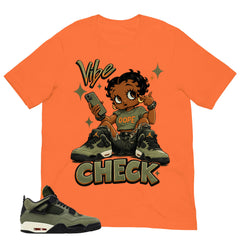 Vibe Check Shirt - Match  Air Jordan 4 Undefeated