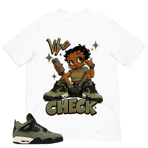 Vibe Check Shirt - Match  Air Jordan 4 Undefeated