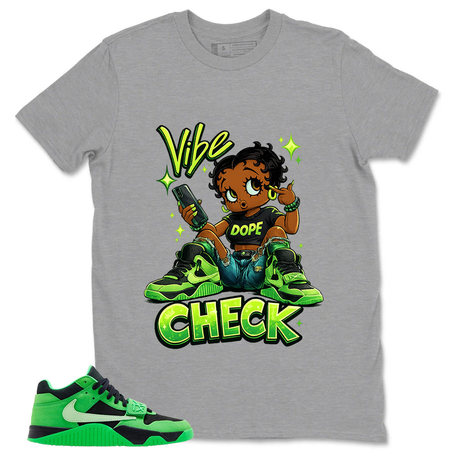 Vibe Check Shirt - Match Travis Scott x Air Jordan Jumpman Green Spark