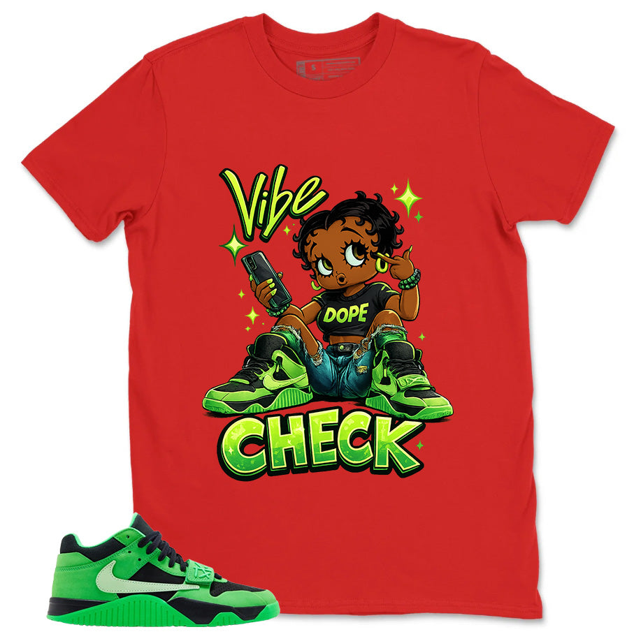Vibe Check Shirt - Match Travis Scott x Air Jordan Jumpman Green Spark