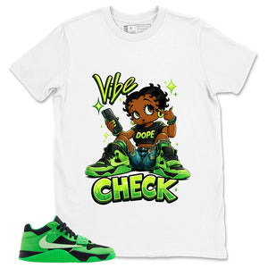 Vibe Check Shirt - Match Travis Scott x Air Jordan Jumpman Green Spark