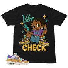 Vibe Check Shirt - Match Union LA x Air Jordan 4 Desert Moss