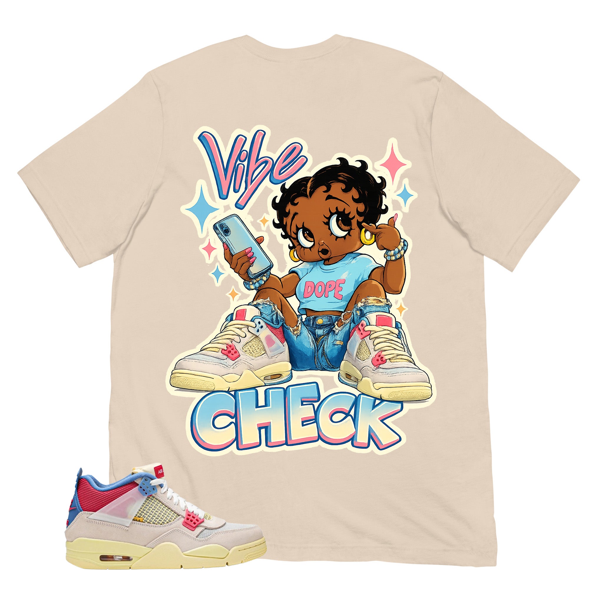 Vibe Check Shirt - Match Union LA x Air Jordan 4 Guava Ice