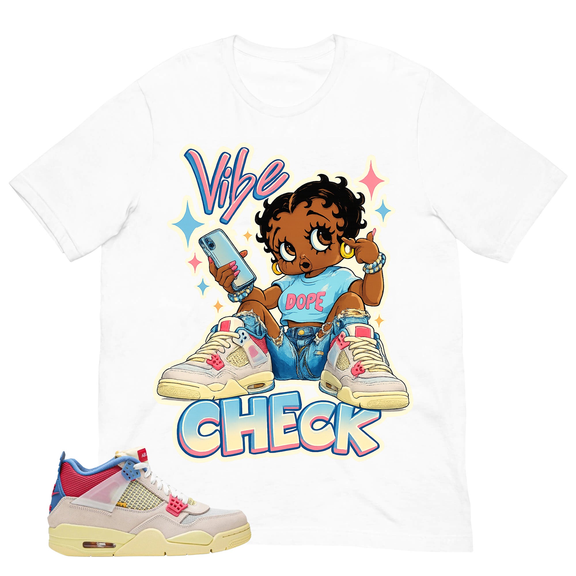 Vibe Check Shirt - Match Union LA x Air Jordan 4 Guava Ice