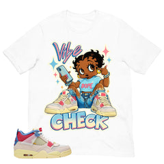 Vibe Check Shirt - Match Union LA x Air Jordan 4 Guava Ice
