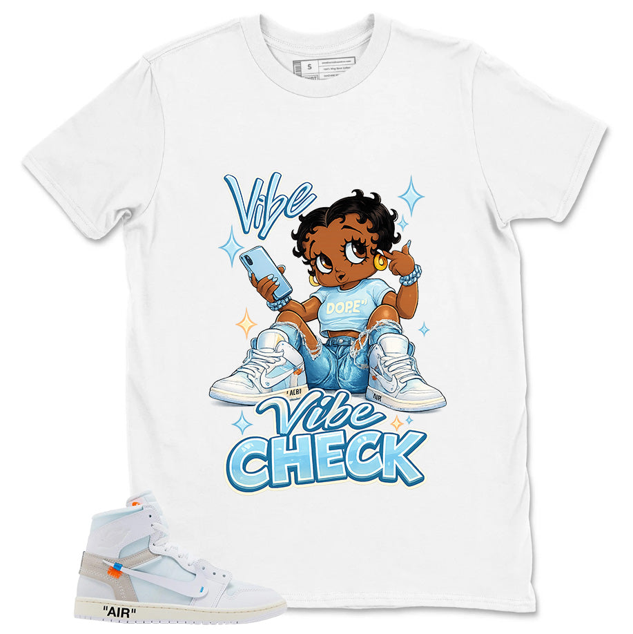 Vibe Check Shirt - Match Virgil Abloh x Air Jordan 1 Alaska
