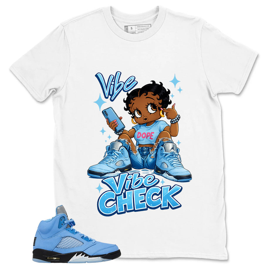 Graphic Tee Vibe Check Shirt - to Matching Air Jordan 5 Retro SE UNC