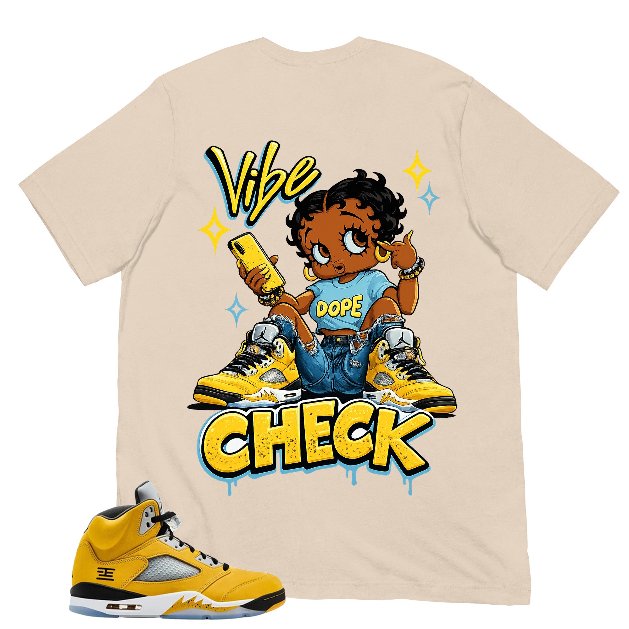 Graphic Tee Vibe Check Shirt Matching 5s T23 Tokyo