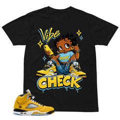 Graphic Tee Vibe Check Shirt Matching 5s T23 Tokyo