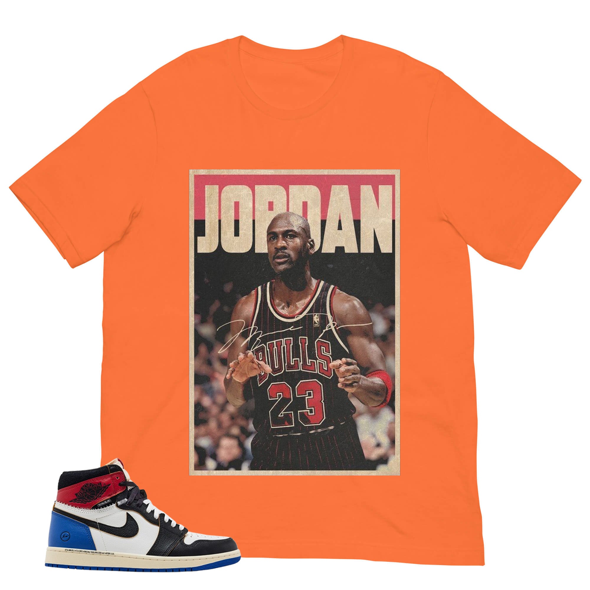 Vintage MJ Photo Shirt - to Matching 1s Fragment Union