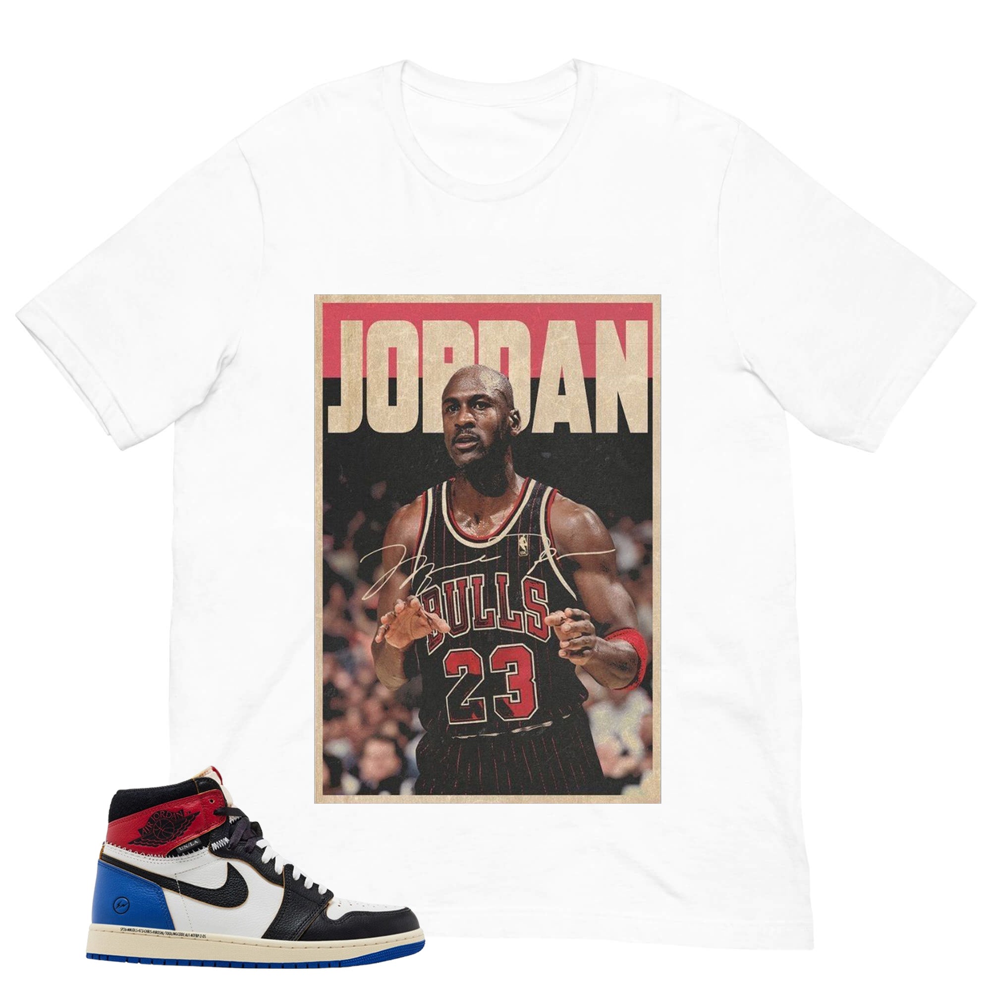 Vintage MJ Photo Shirt - to Matching 1s Fragment Union