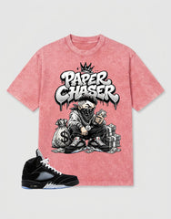 Washed T-shirt to Match Metallic Reimagined 5s - Paper Chaser Graphic