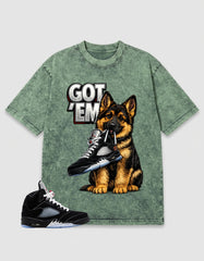 Washed T-shirt to Match Metallic Reimagined 5s - Got Em GS Graphic