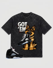 Washed T-shirt to Match Metallic Reimagined 5s - Got Em GS Graphic