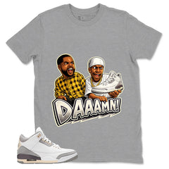 Violet Ore Raised By Women 3s Zadago Shirt Daaamn Sneaker Graphic
