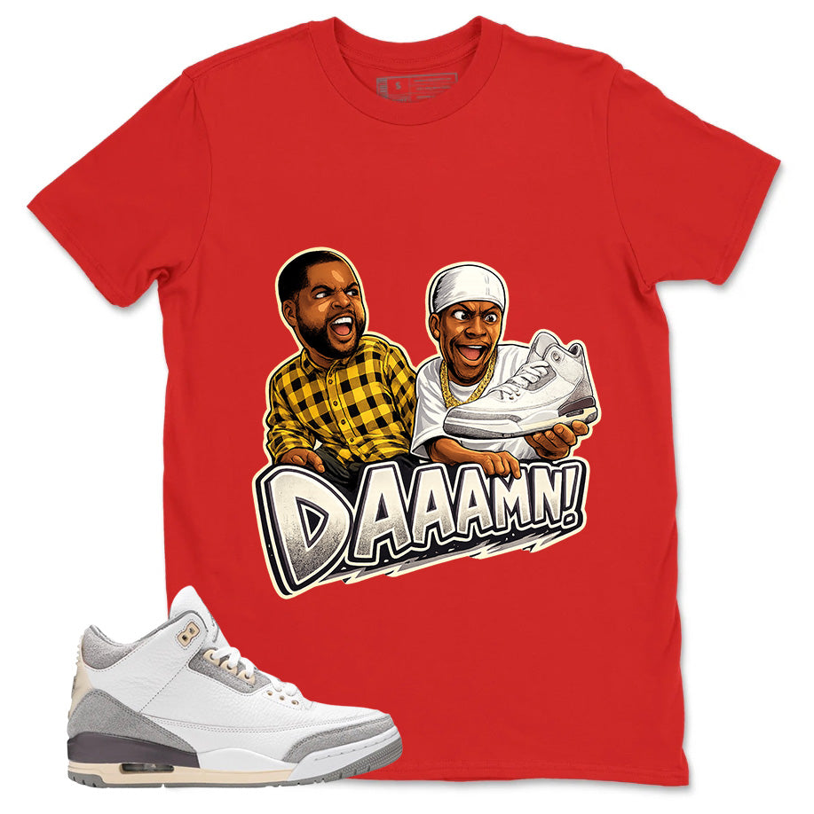 Violet Ore Raised By Women 3s Zadago Shirt Daaamn Sneaker Graphic
