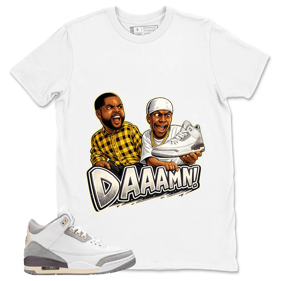 Violet Ore Raised By Women 3s Zadago Shirt Daaamn Sneaker Graphic