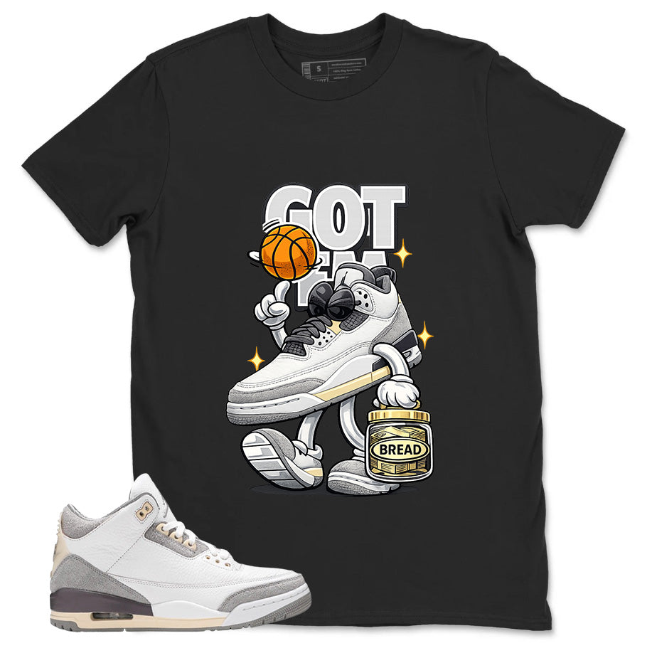 Violet Ore Raised By Women 3s Zadago Shirt Got Em Bread Graphic