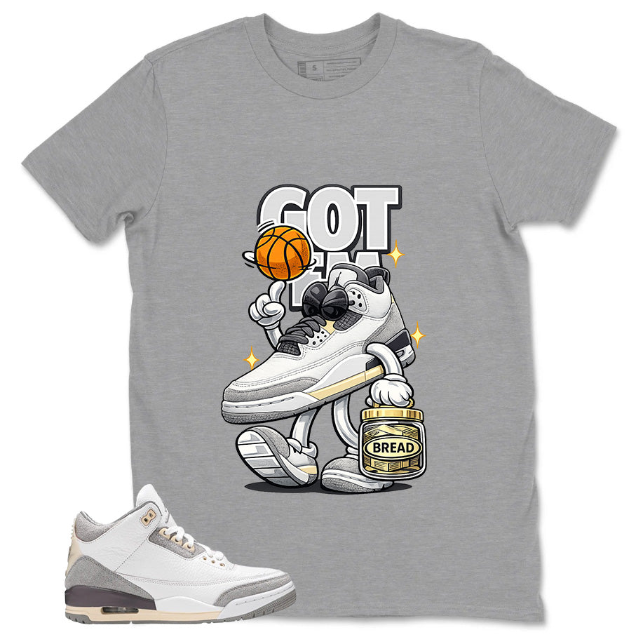 Violet Ore Raised By Women 3s Zadago Shirt Got Em Bread Graphic