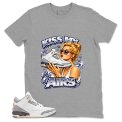 Violet Ore Raised By Women 3s Zadago Shirt Kiss My Airs Graphic