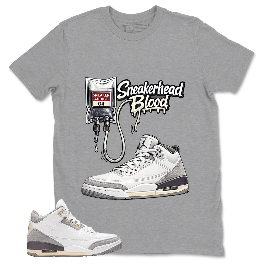 Violet Ore Raised By Women 3s Zadago Shirt Sneakerhead Blood Graphic