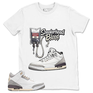 Violet Ore Raised By Women 3s Zadago Shirt Sneakerhead Blood Graphic