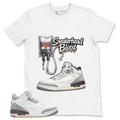 Violet Ore Raised By Women 3s Zadago Shirt Sneakerhead Blood Graphic