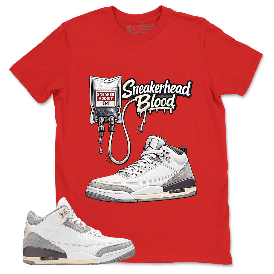 Violet Ore Raised By Women 3s Zadago Shirt Sneakerhead Blood Graphic