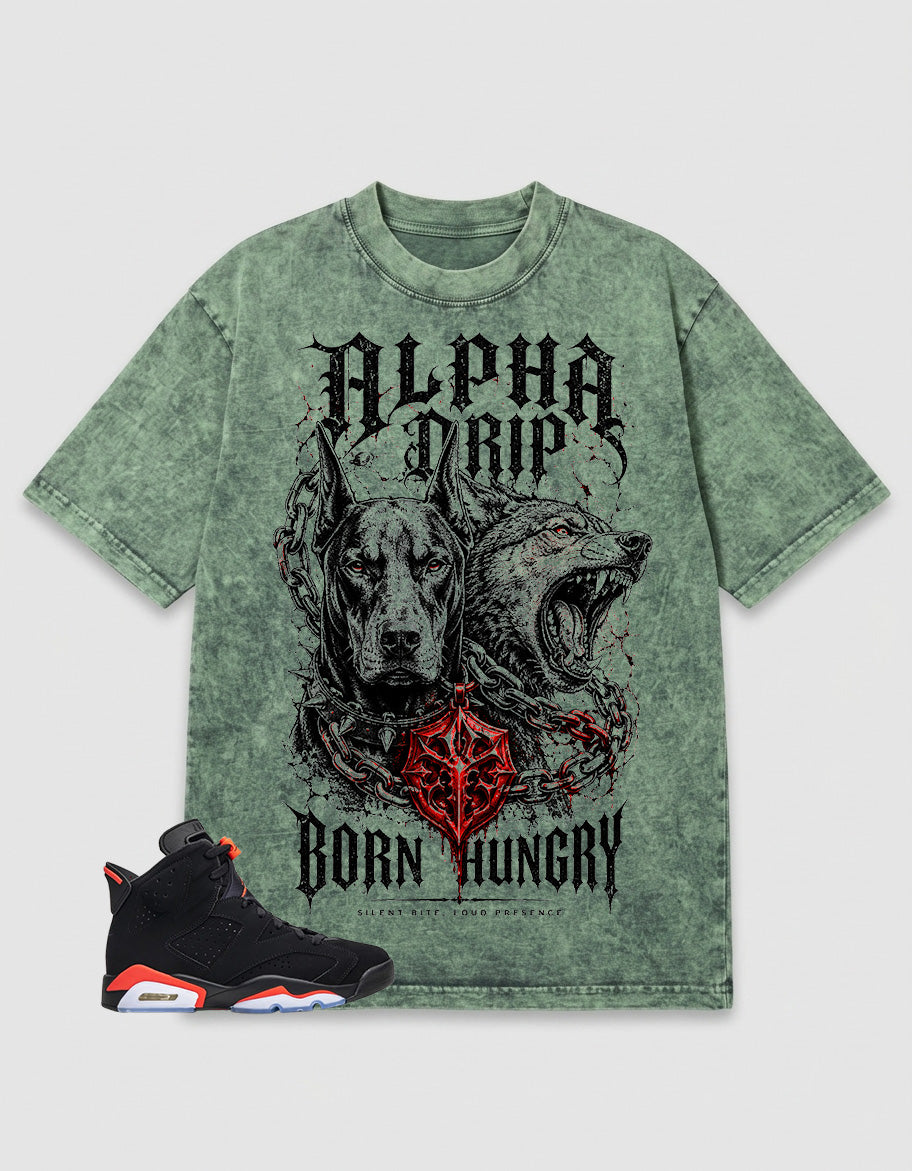 Washed T-shirt Alpha Drip | Zadago
