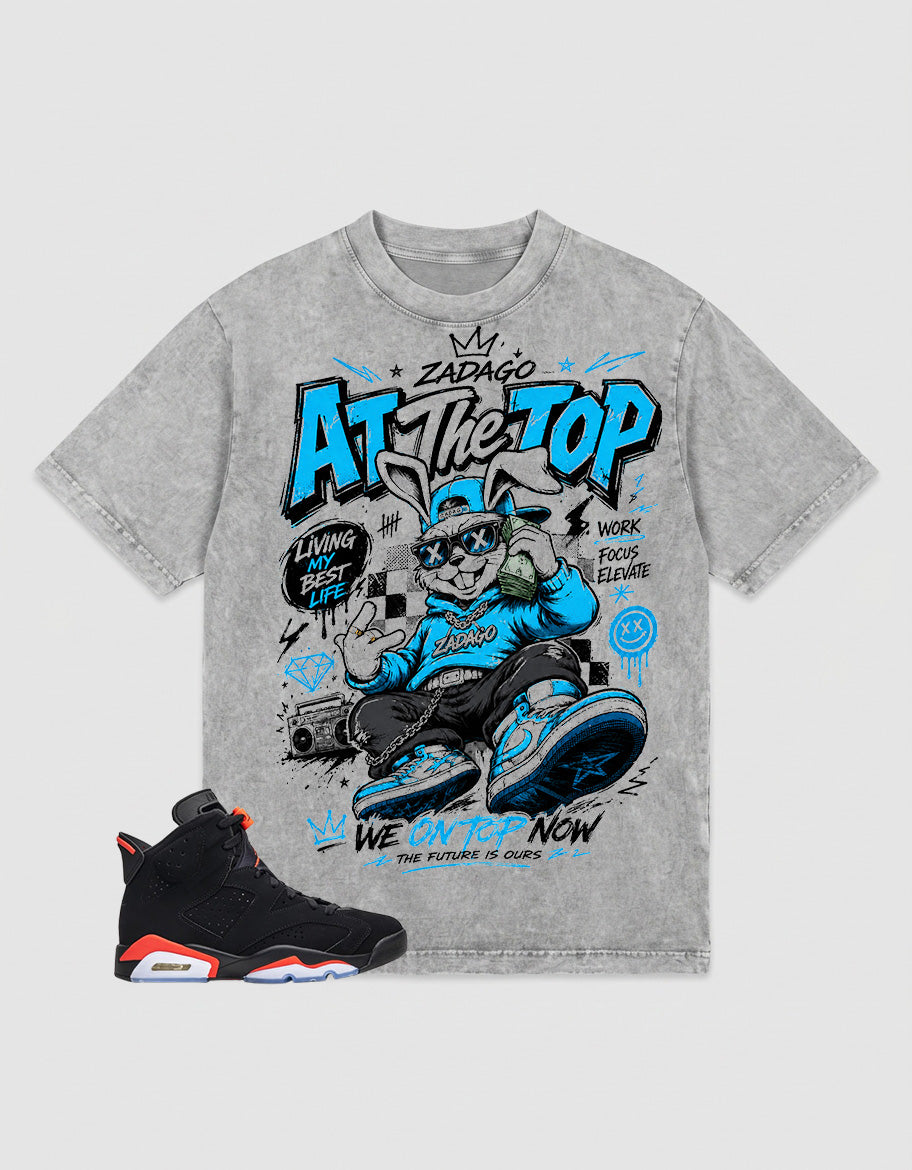 Washed T-shirt At The Top | Zadago