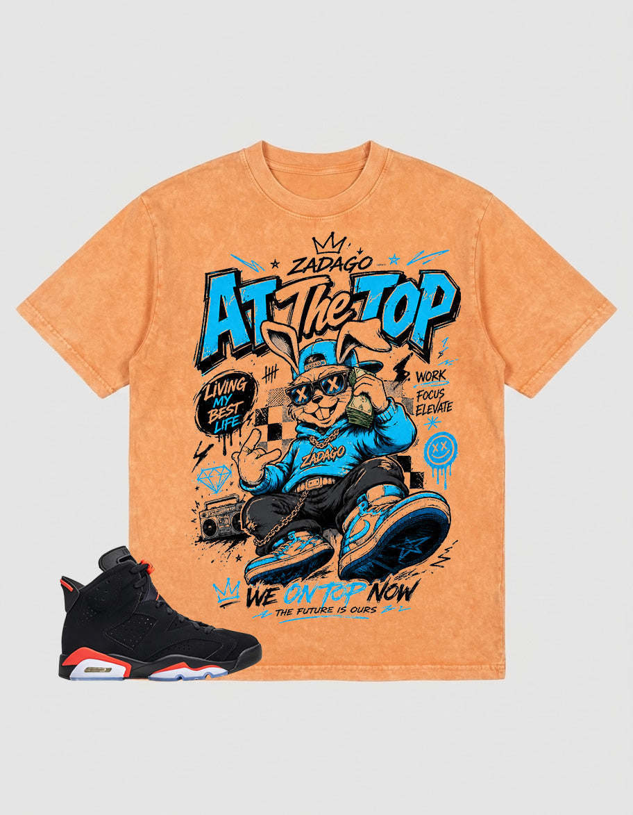 Washed T-shirt At The Top | Zadago