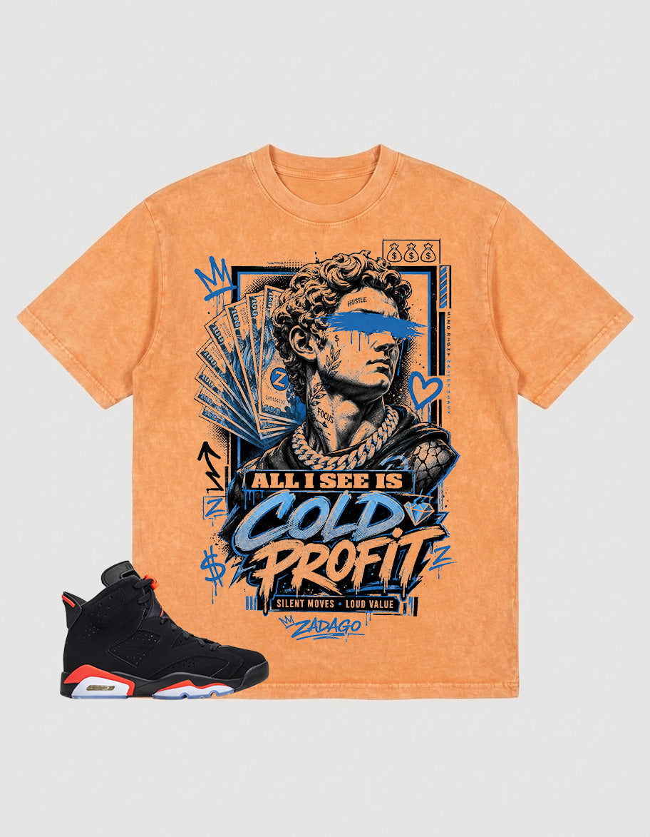 Washed T-shirt Cold Profit | Zadago
