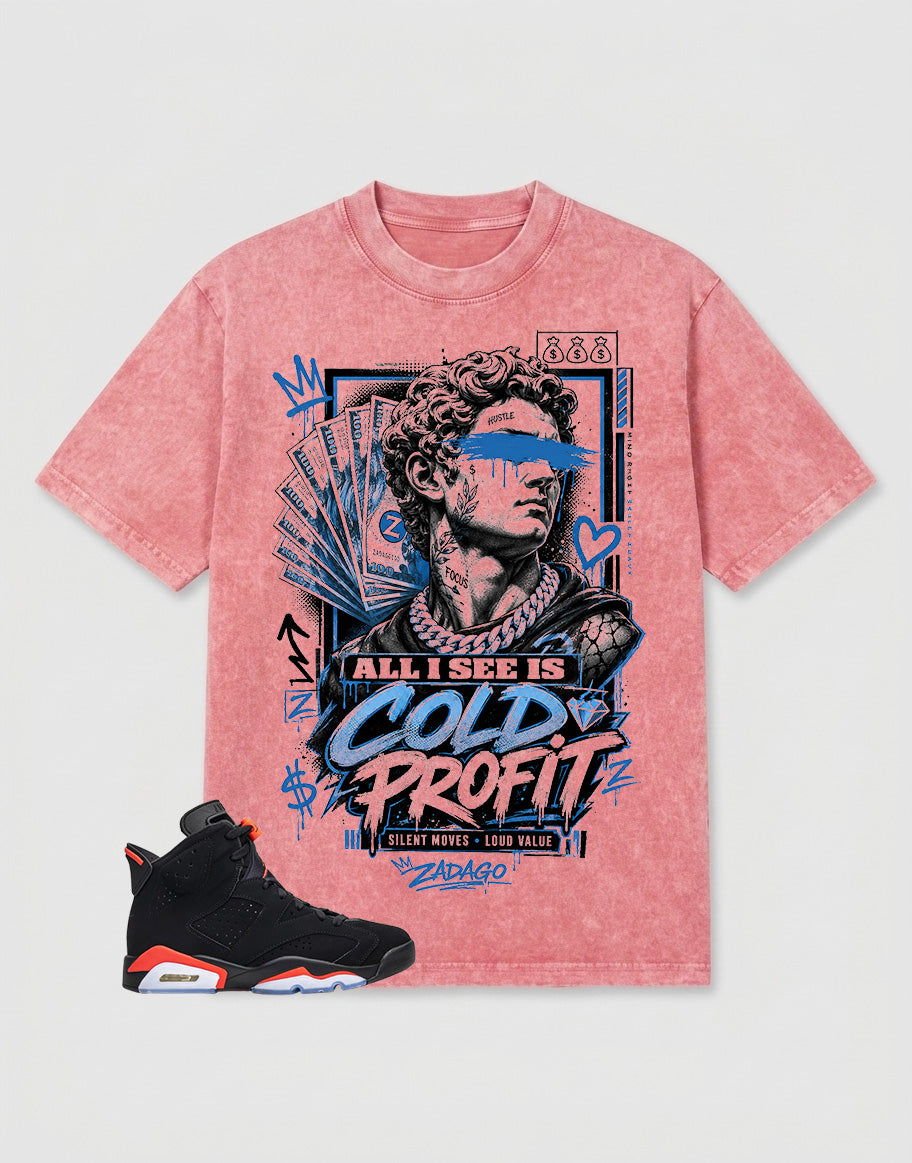 Washed T-shirt Cold Profit | Zadago
