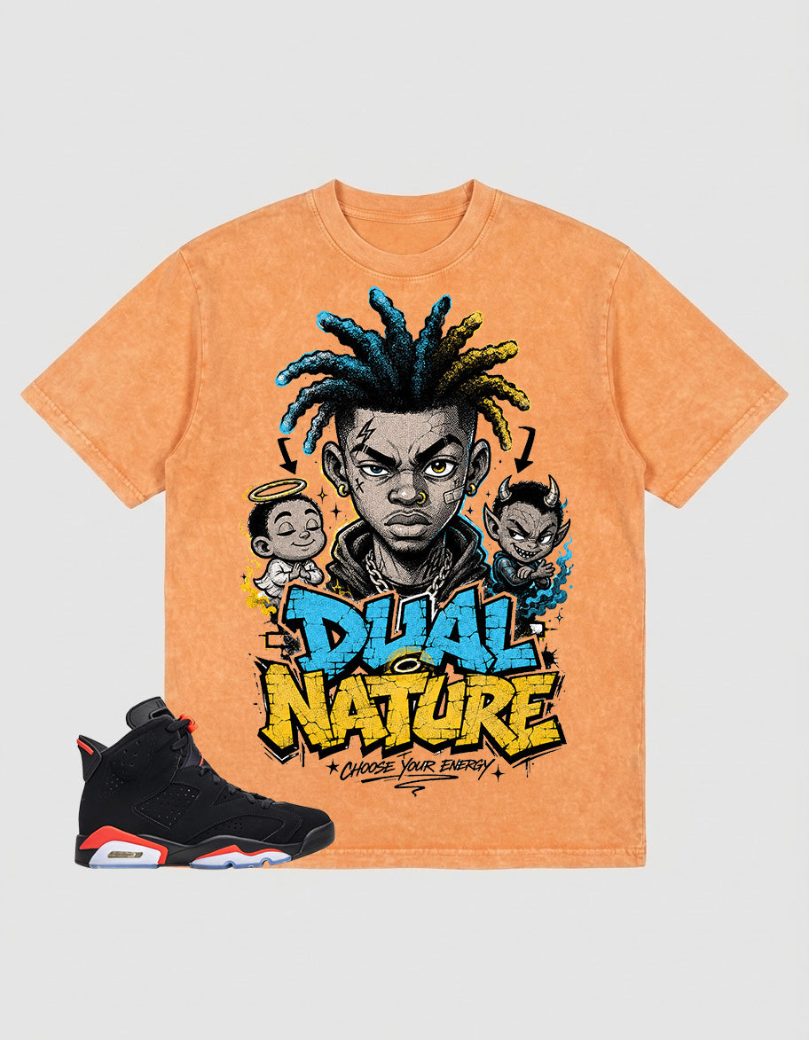 Washed T-shirt Dual Nature | Zadago