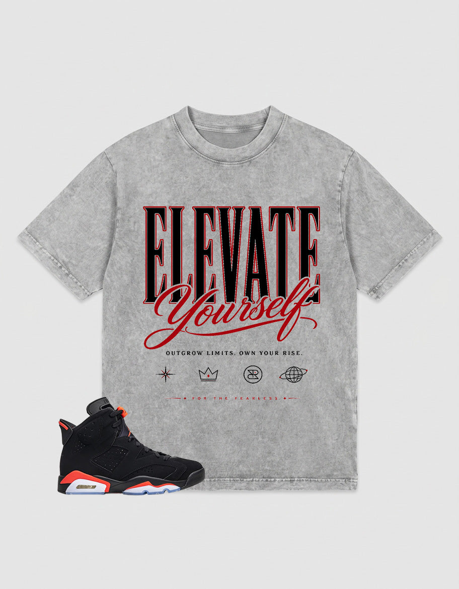 Washed T-shirt Elevate Yourself | Zadago