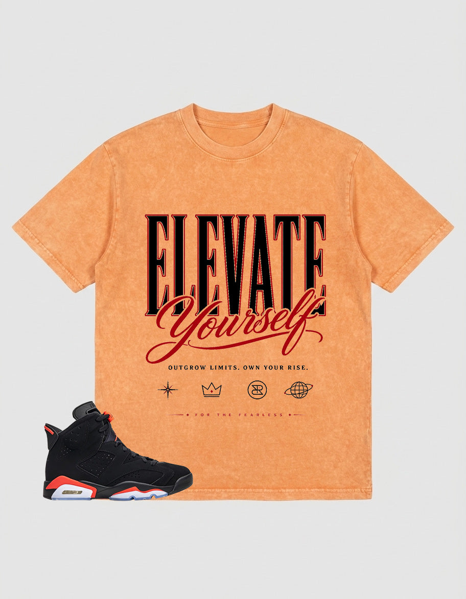 Washed T-shirt Elevate Yourself | Zadago