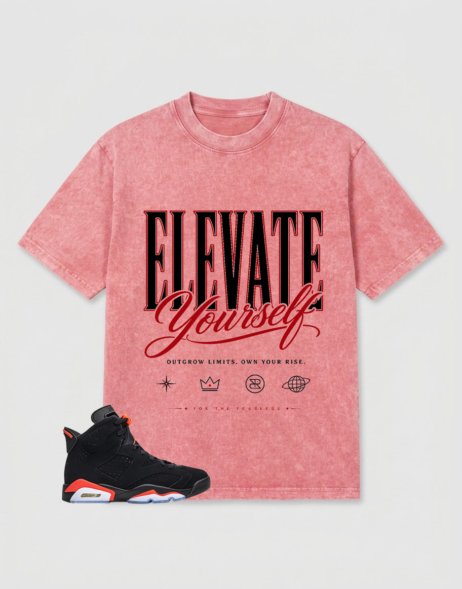 Washed T-shirt Elevate Yourself | Zadago