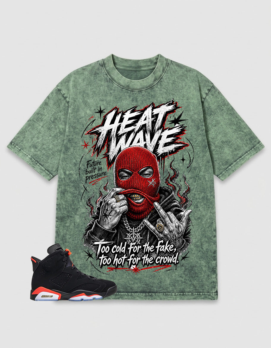 Washed T-shirt Heat Wave | Zadago