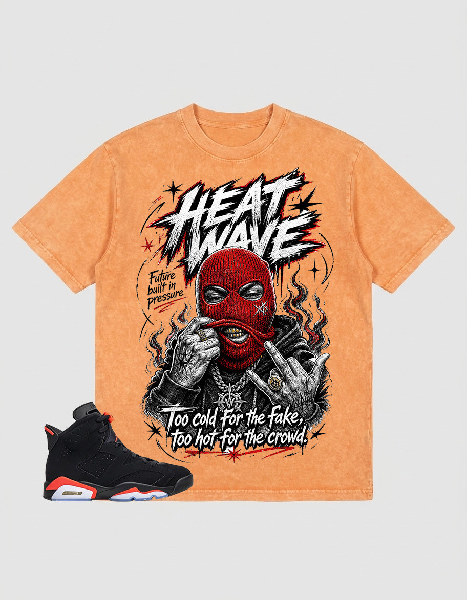 Washed T-shirt Heat Wave | Zadago