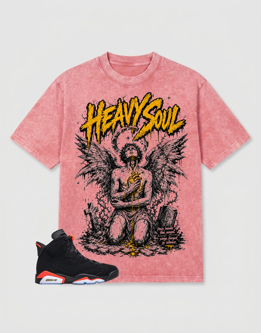 Washed T-shirt Heavy Soul | Zadago