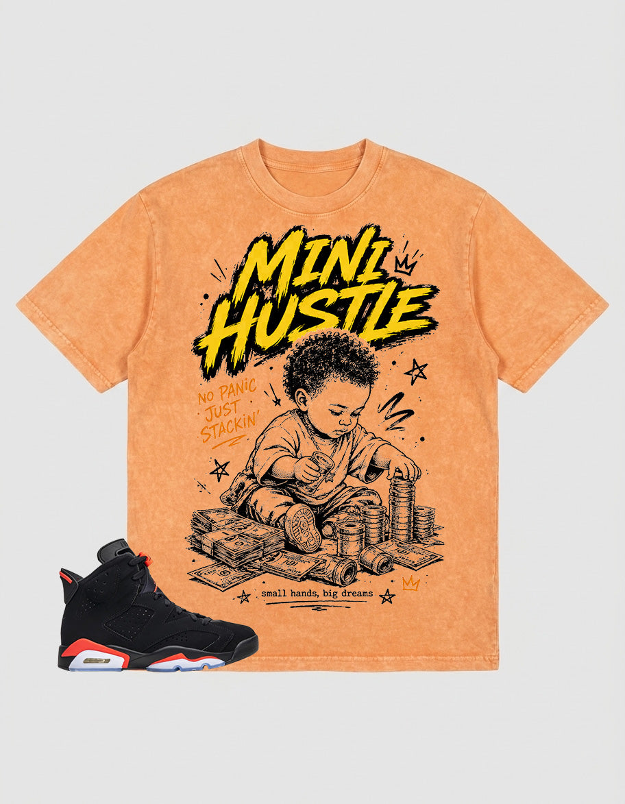 Washed T-shirt Mini Hustle | Zadago